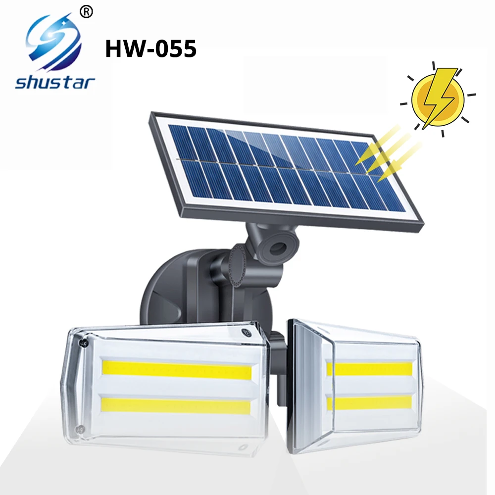

Super Bright 80 COB Solar Light Outdoor Lamp PIR Motion Sensor Waterproof Wall Lamps Street Courtyard Lighting
