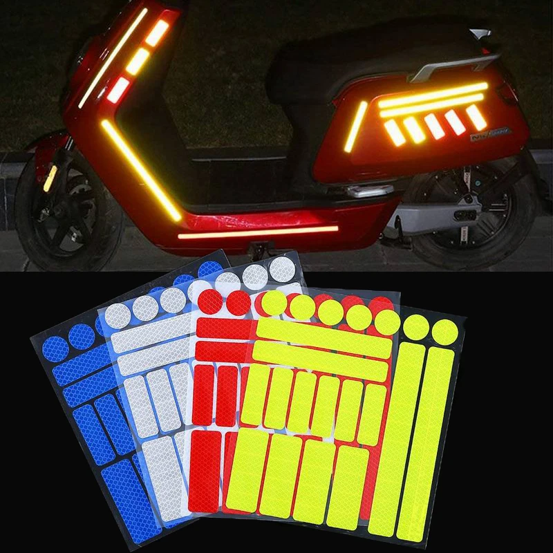 Автомобильная наклейка светоотражающая анти столкновения ночное