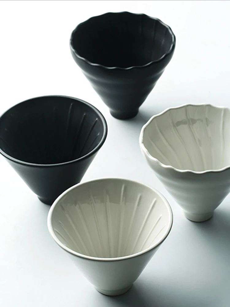 Фильтр для кофе эспрессо V60 многоразовая керамическая кофейная капельница