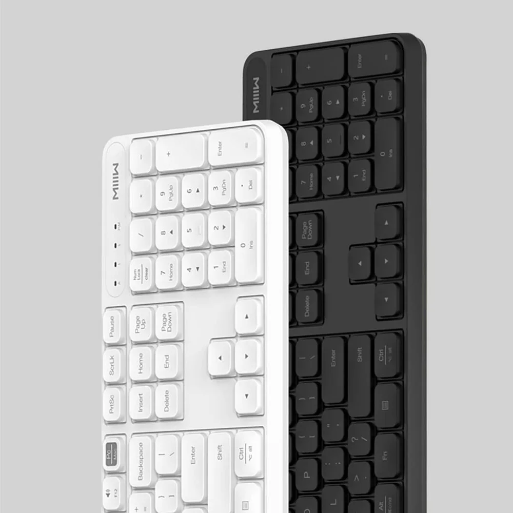 Xiaomi MIIIW беспроводной комплект офисной клавиатуры и мыши 104 клавиш 2,4 ГГц Windows PC MAC совместимая Портативная USB клавиатура