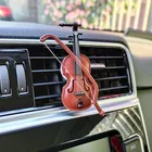 Автомобильный освежитель воздуха для скрипки, креативный винтажный освежитель воздуха с зажимом для духов, автомобильные аксессуары, интерьерный аромадиффузор