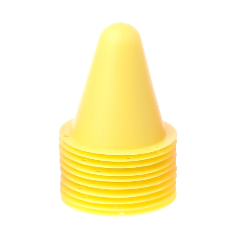 

10 Pcs Skate Marker Cones Roller Football Soccer Training Equipment Marking Cup