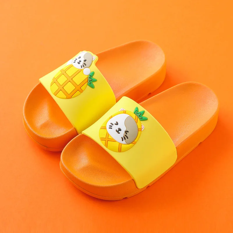 Летние Симпатичные детские тапочки для мальчиков и девочек сандалии из пвх на
