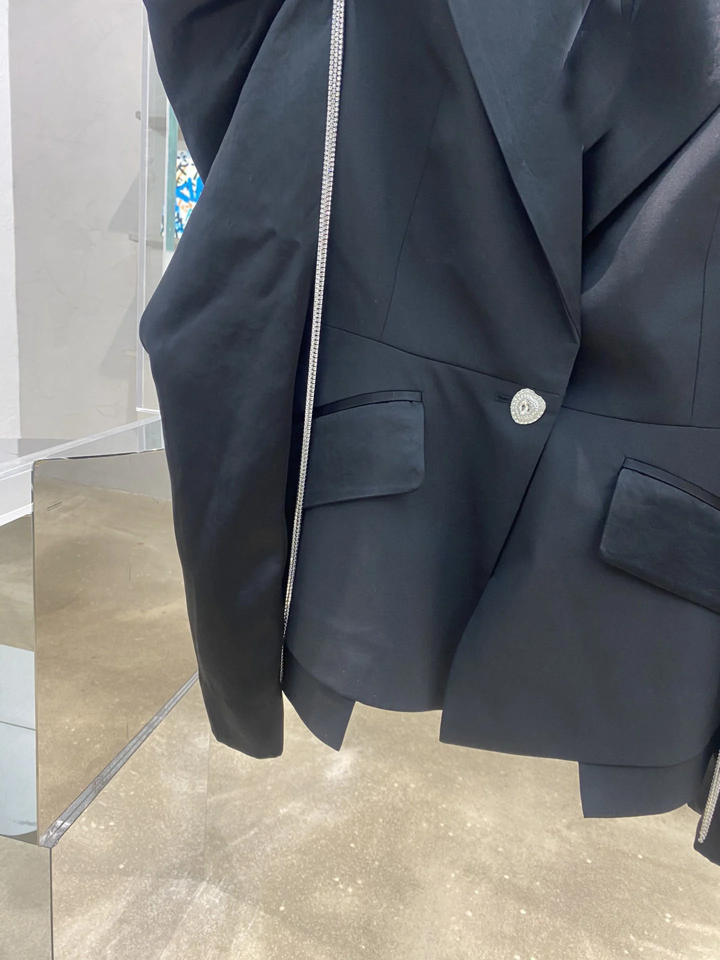 

Fashion Spring Luxury Women High Quality Puff Sleeve Black Jacket Blazer Ladies Casual Coat Overcoat Ddxgz2 3.22