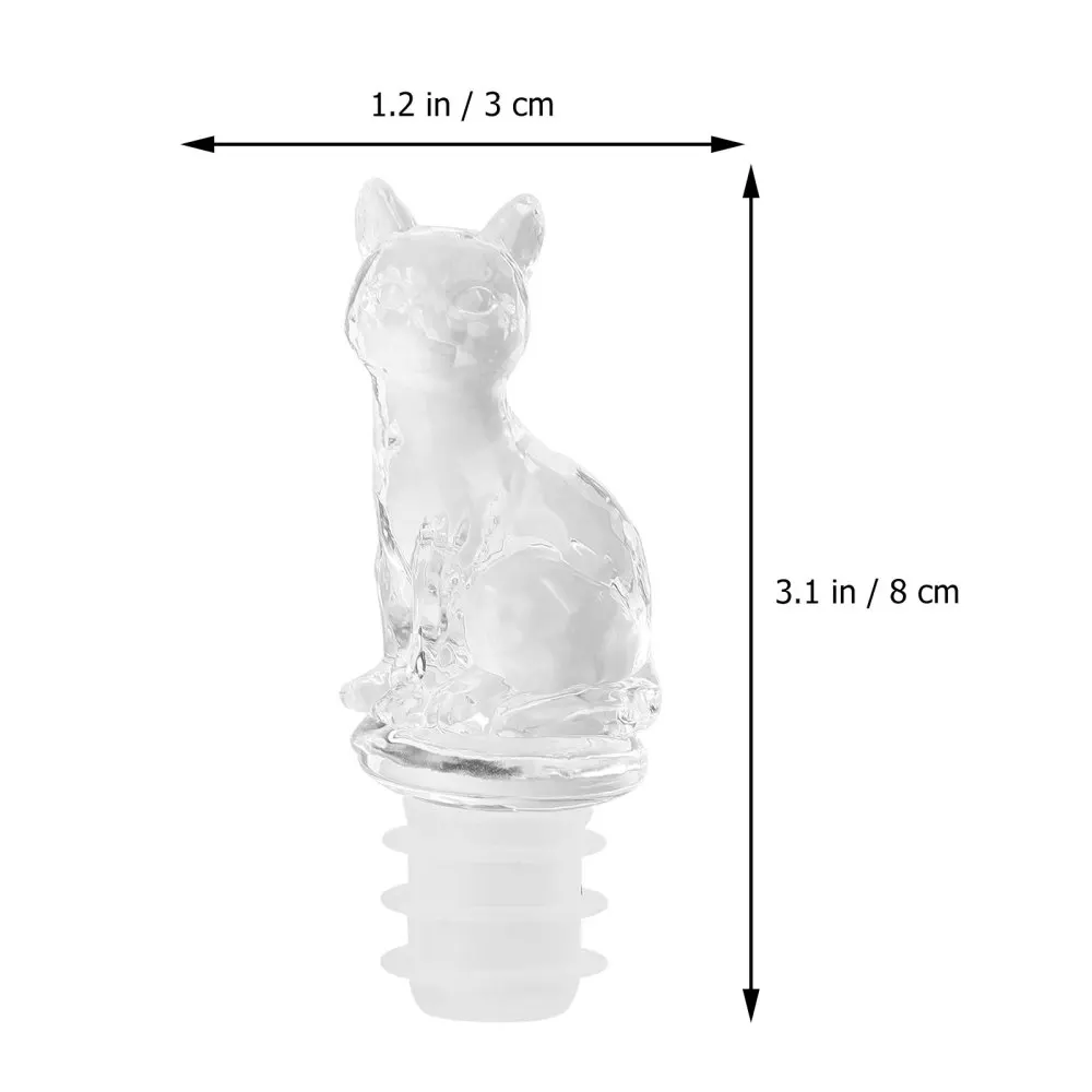 

1pc Silicone Cat Shape Bottle Plug Bottle Champagne Sealing Stopper