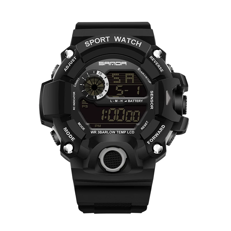 2019 SANDA Fashion Sports Digital Watch Men Diving Sport LED Clock for Waterproof Geneva Military Watches Relojes hombre 326 |