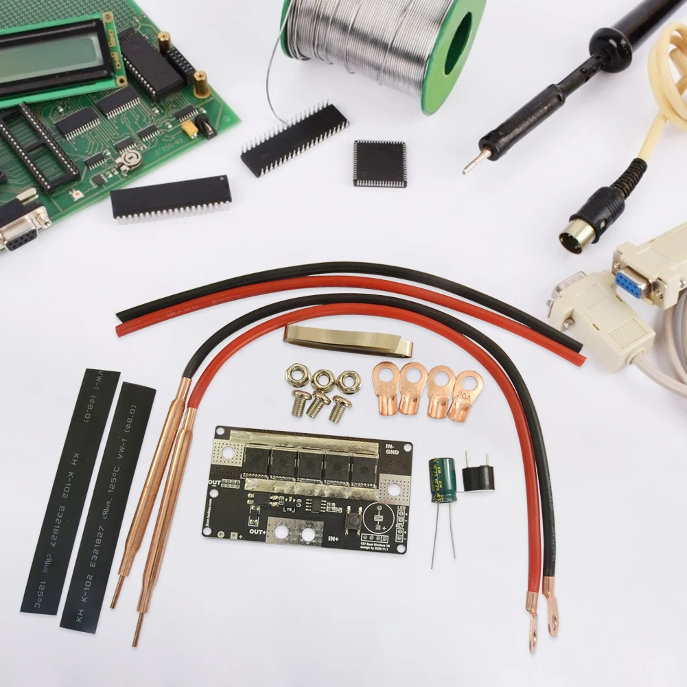 

5 Gears DIY PCB Circuit Board Spot Welder Adjustable Spot Welding Machine with Nickel Sheet Spot Welding Machine