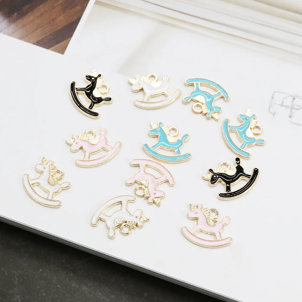 20 шт./лот Лот лошадка дизайн сделай сам для изготовления ювелирных изделий серьги