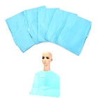 Одноразовый нагрудник 10 шт.лот, шейный платок, стоматологическая салфетка, голубой бумажный шарф, полотенца, нагрудники, стоматологические материалы