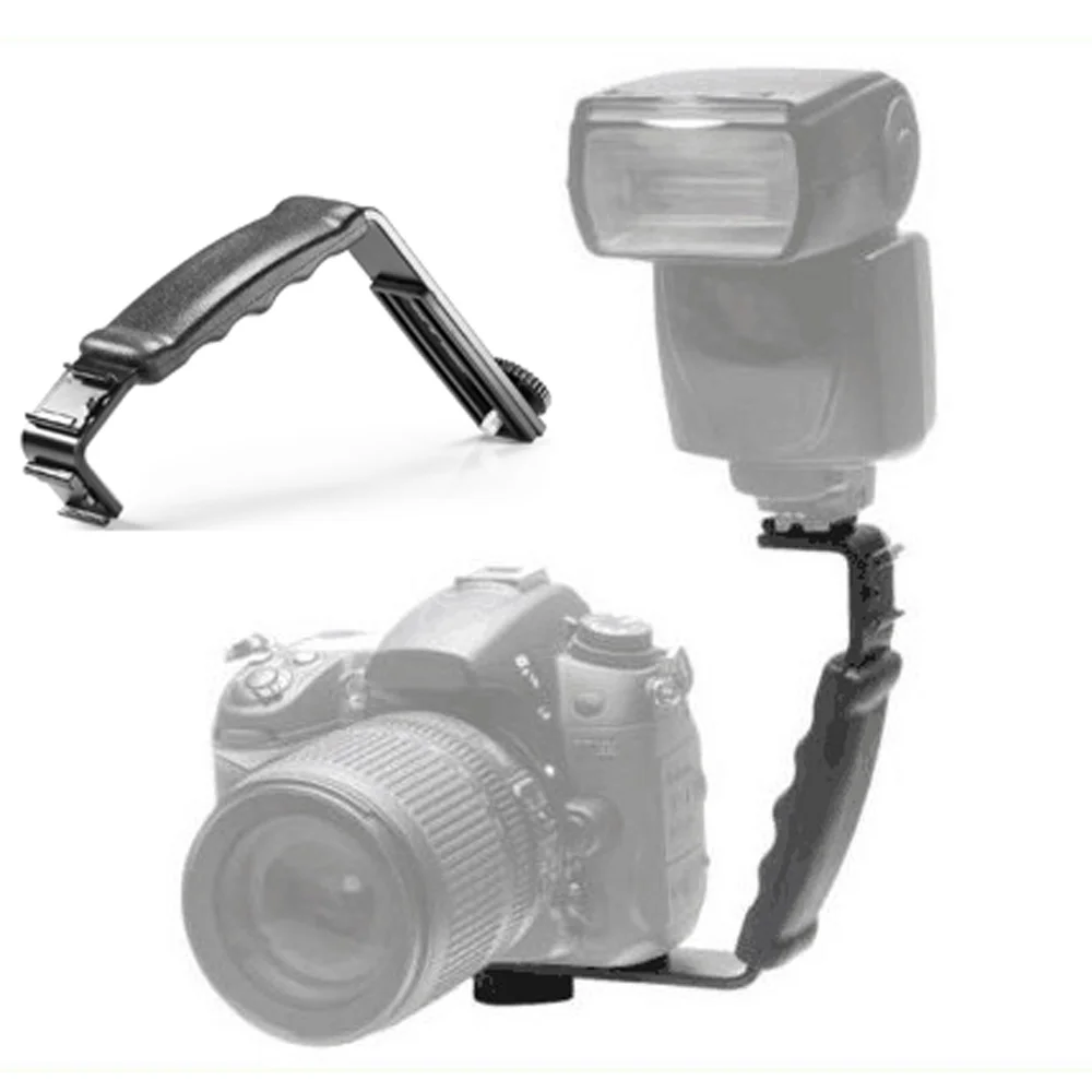 

Camera Stand L-shaped Shoe Flash Bracket DV Bracket Tray Hot Shoe Flash Bracket For light Camera DV Camcorder With Hot Shoe