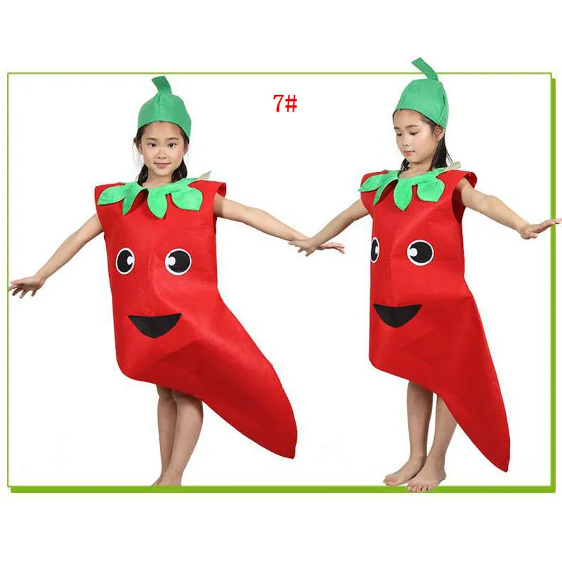 Модное детское нарядное платье унисекс Детские костюмы с рисунком фруктов и