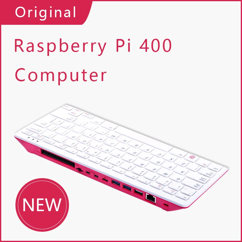 Персональный компьютерный набор Raspberry Pi 400 четырехъядерный 64-битный процессор 4