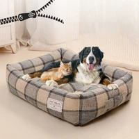 cat dog bed warm pet mat for puppy cool cushion dog sleeping nest removable cozy cat house baskets kennel pet accessories