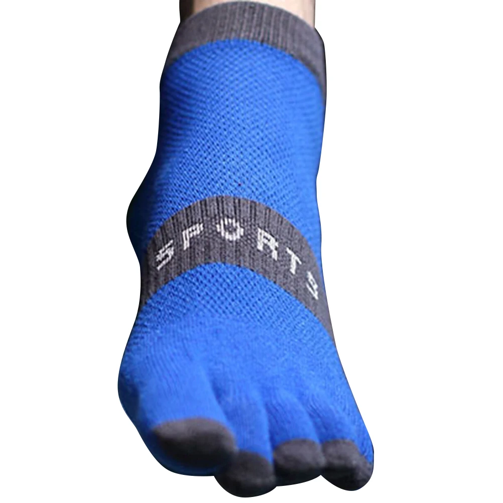 

6 Colors Men Women Five Finger Toe Socks Short Tube Mesh Finger Polyester Socks Spandex Elasticity Flexible Moisture 1Pair