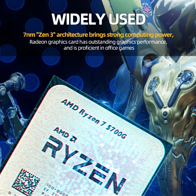 Процессор AMD Ryzen 7 для настольных ПК 5700 ГГц 8 ядер 16 потоков 65 Вт | Компьютеры и офис