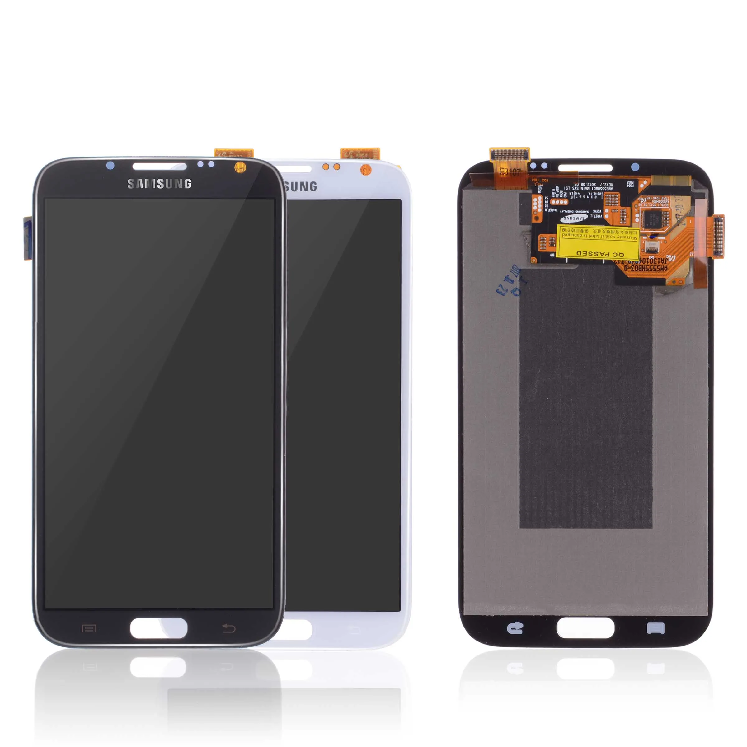 100% Оригинальный AMOLED дисплей для SAMSUNG Galaxy Note 2 lcd сенсорный экран дигитайзер с