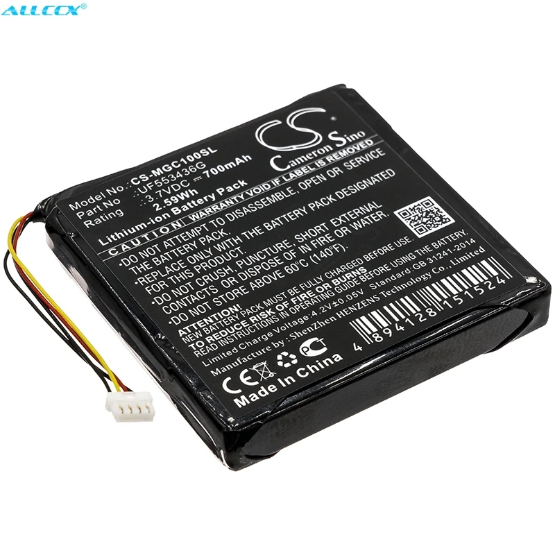 ER 009311 батареи Cameron Sino 700 мАч UF553436G для Magellan Cyclo 100 Cyclo100|Цифровые аккумуляторы| |