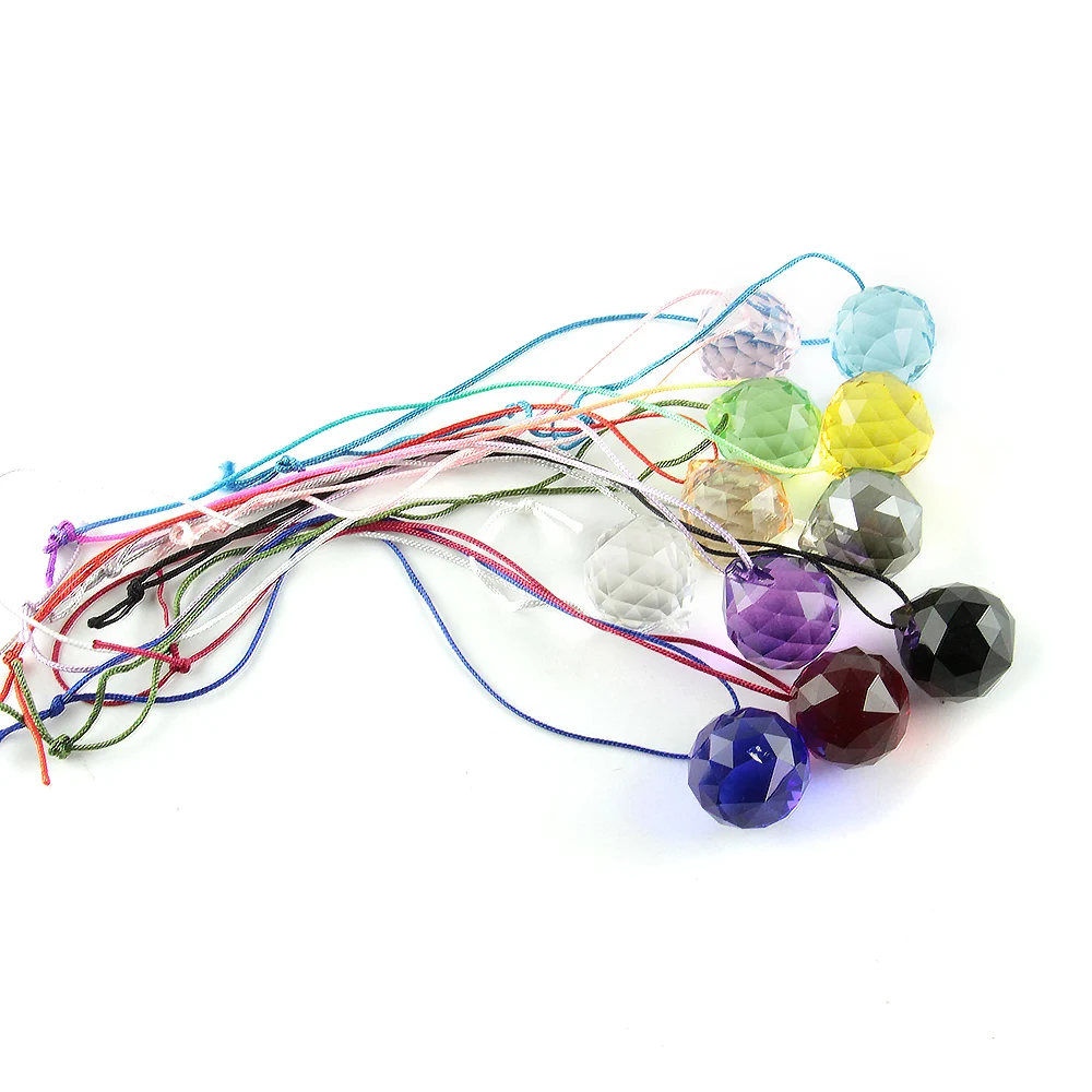 50 шт. разноцветные подвесные люстры с гранеными шариками | Лампы и освещение