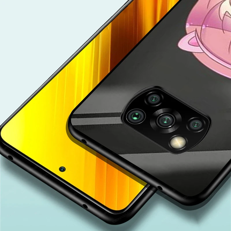 

Black TPU Soft Silicone Cover Cartoon beauty for Xiaomi Mi Note 10T 10 Ultra 9T 9 8 Pro Lite SE 5G Phone Case
