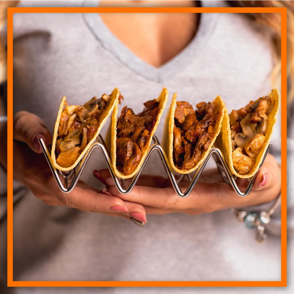 Держателем для Тако Мексиканская пицца полка рулонов Burrito линия производства