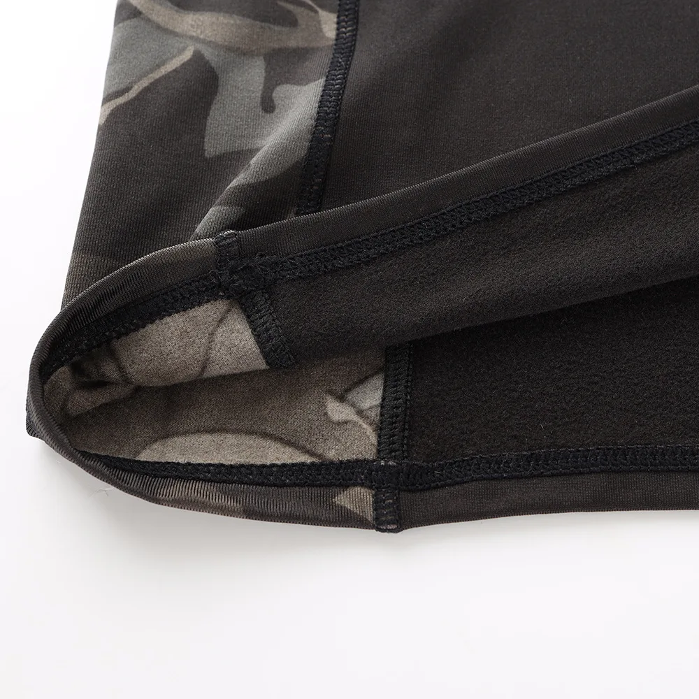 Hkyx outdoor new sports underwear set spring and autumn long sleeve velvet a173