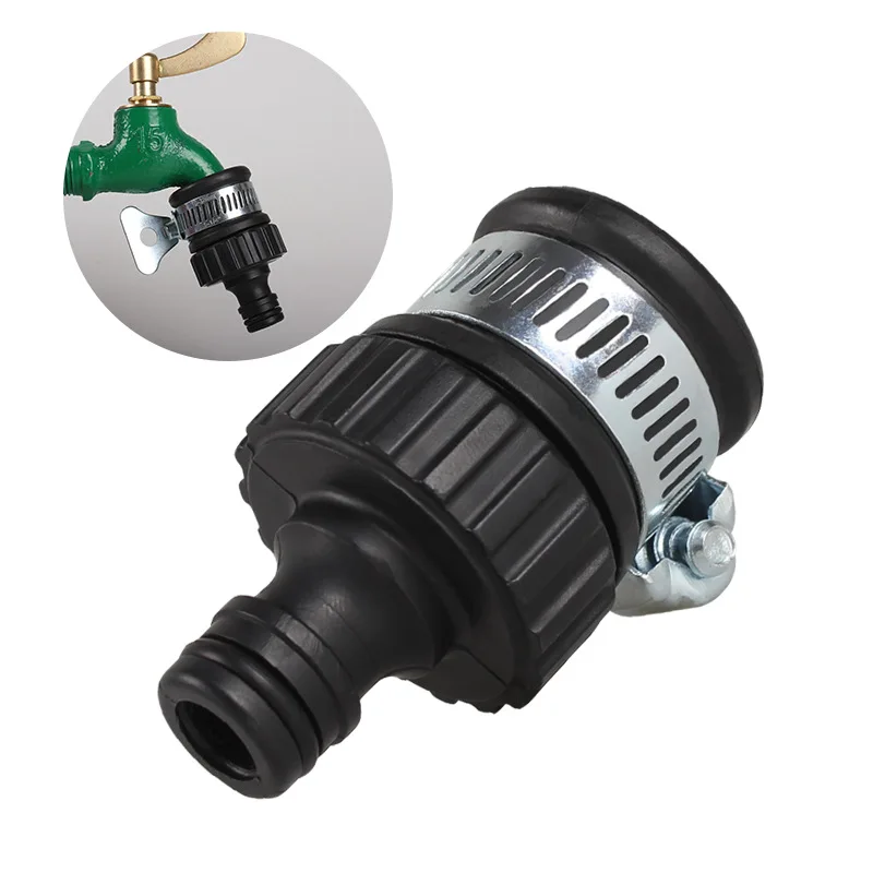 

Прочный Универсальный переходник для смесителя для воды, пластиковый штуцер для шланга, подходит для полива сада, диаметр 13-24 мм