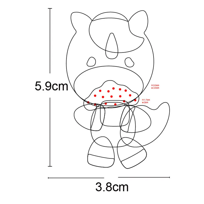 Металлические штампы Rhino единорог лошадь для резки скрапбукинга рукоделия