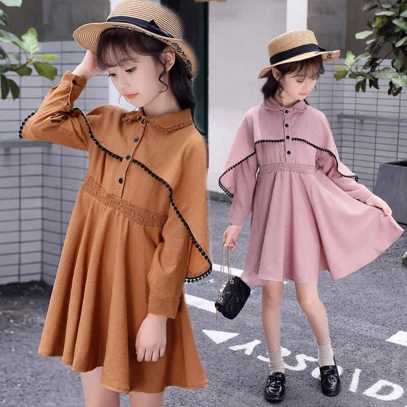 Осень 2019 элегантное платье для девочек вечерние платья принцессы с длинным