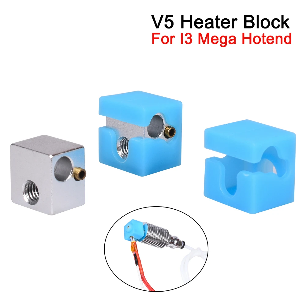 V5 нагреватель Блок силиконовые носки J head Hotend 3D части принтера для Anycubic Original I3 Mega S