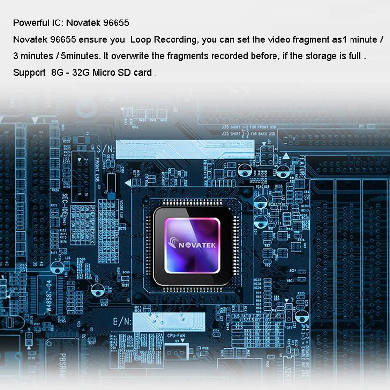 Автомобильный видеорегистратор с Wi Fi APP Novatek 96672 Sony IMX 323 для BMW X3 X4 X5 высокая