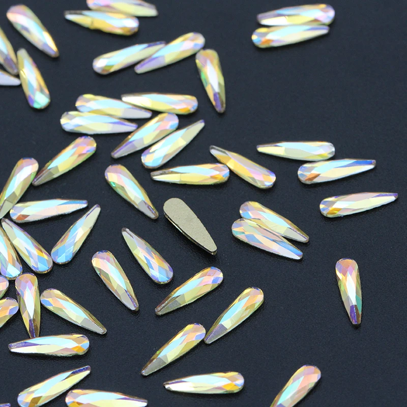 Стразы с плоским основанием Pretty Tear Drop хрустальные стразы украшение из страз