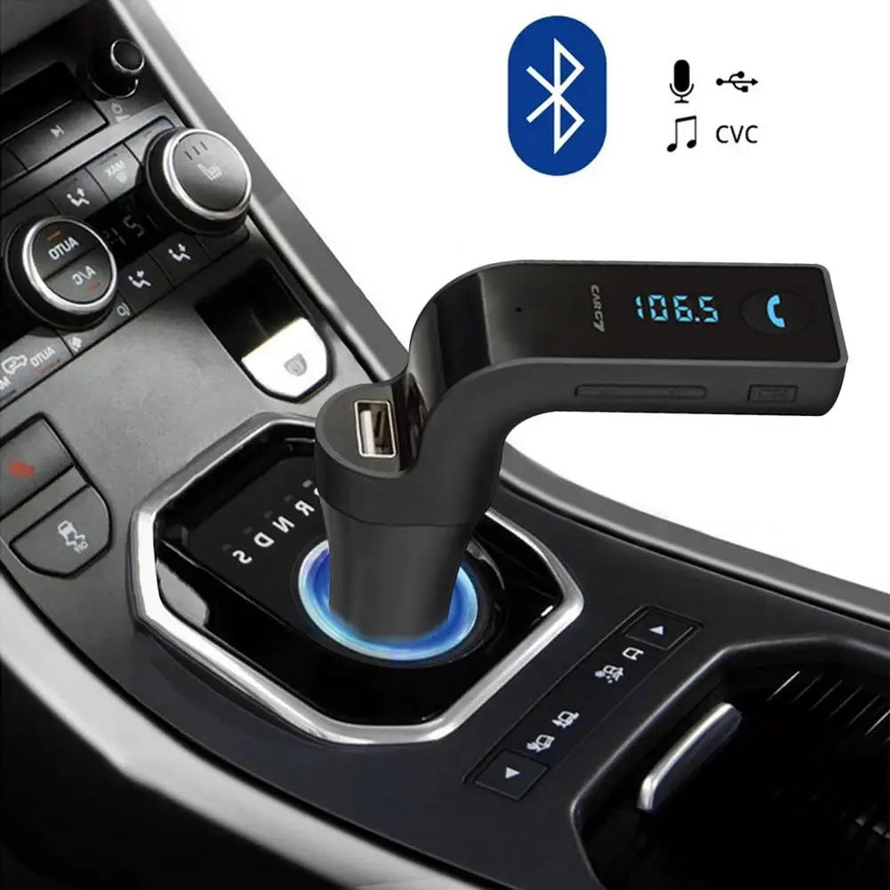 

Автомобильный комплект Bluetooth гарнитура FM светодиодный передатчик Тип радио MP3-плеер USB выход автомобильные электронные аксессуары