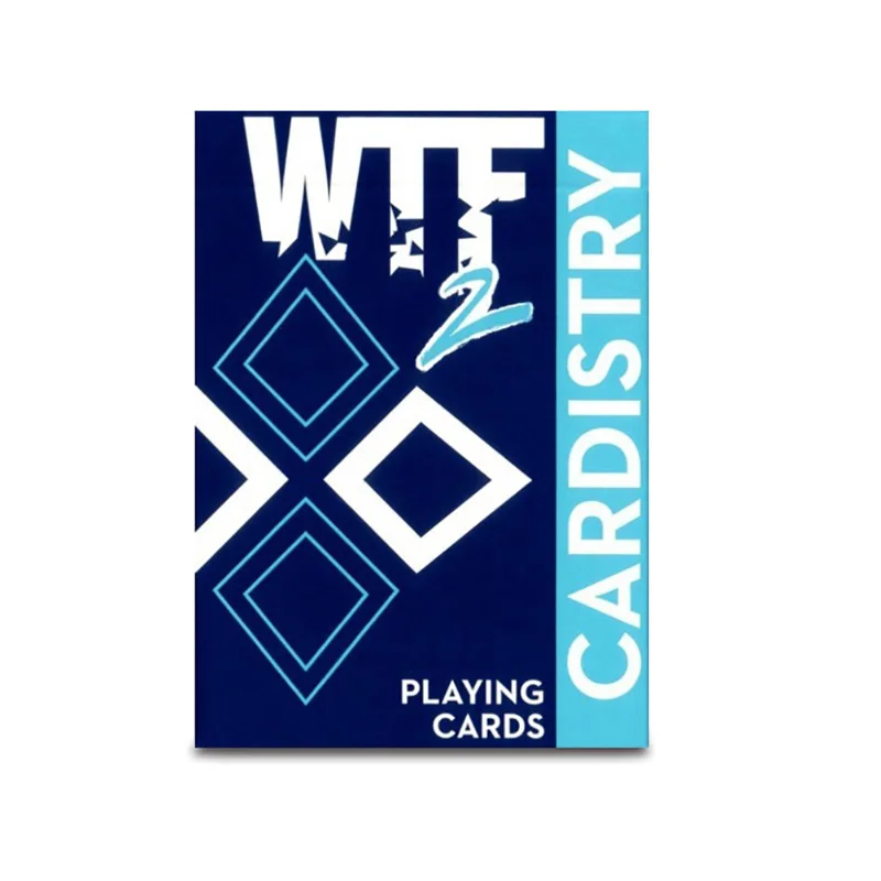 WTF Cardistry 2 игральные карты 88*63 мм бумажные Волшебные покерные для