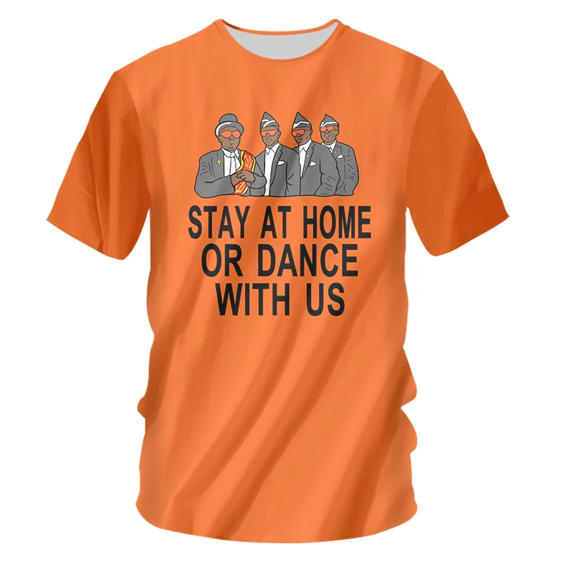 

Fashion 3D printed T-shirt coffin dance artwork art printed T-shirt