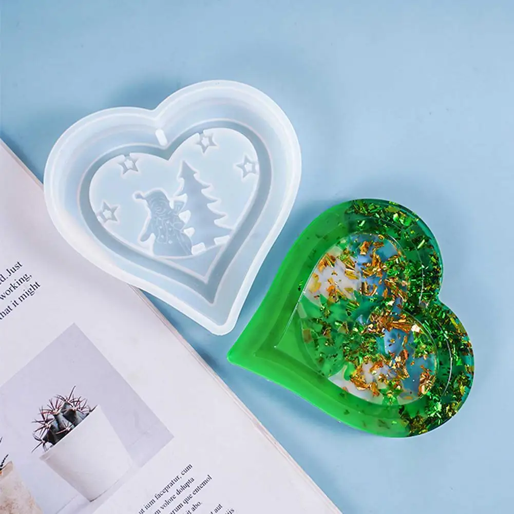 Рождественская силиконовая форма сделай сам Хрустальная эпоксидная елка любовь