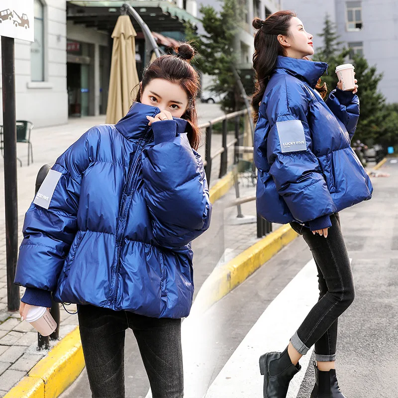 Новинка 2019 зимняя короткая куртка женский толстый теплый пуховик корейский