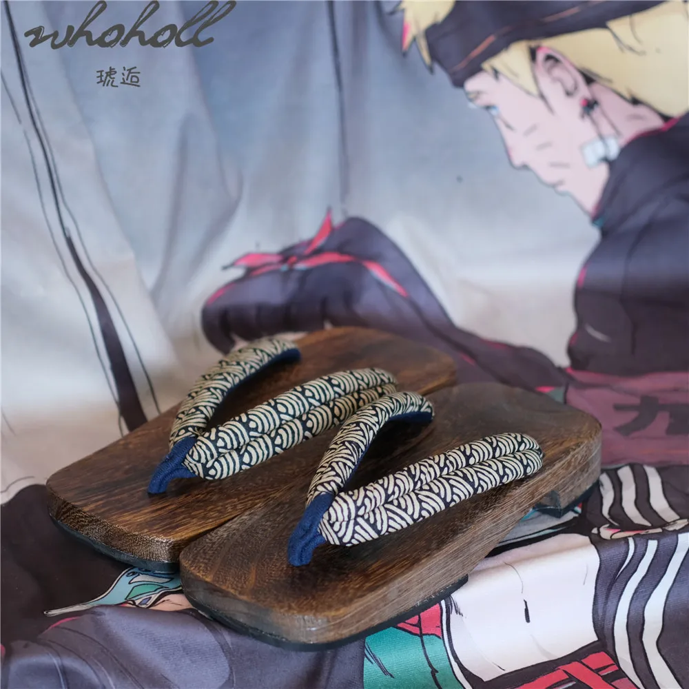 Японские деревянные Самурайские тапки оптом обувь для косплея летние шлепанцы