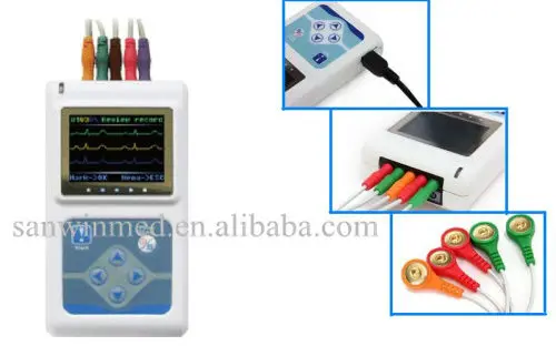 

Promotion product New product digital 3 Channel Holter ECG machine, with CE mark ECG holter