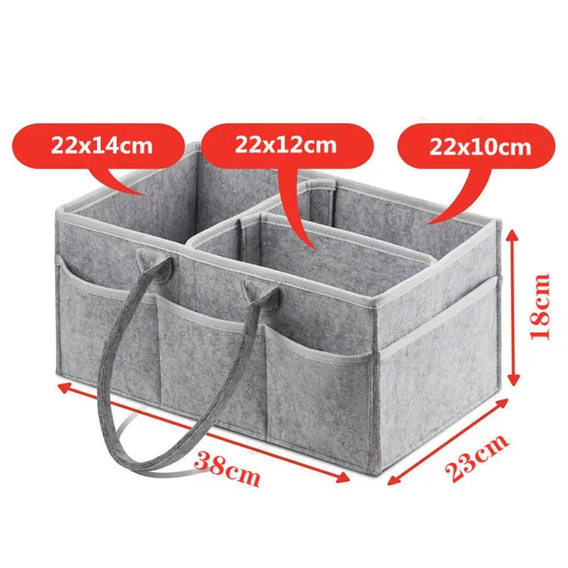 

Baby Diaper Organizer Portable Holder Bag for Changing Table and Car, Nursery B36E