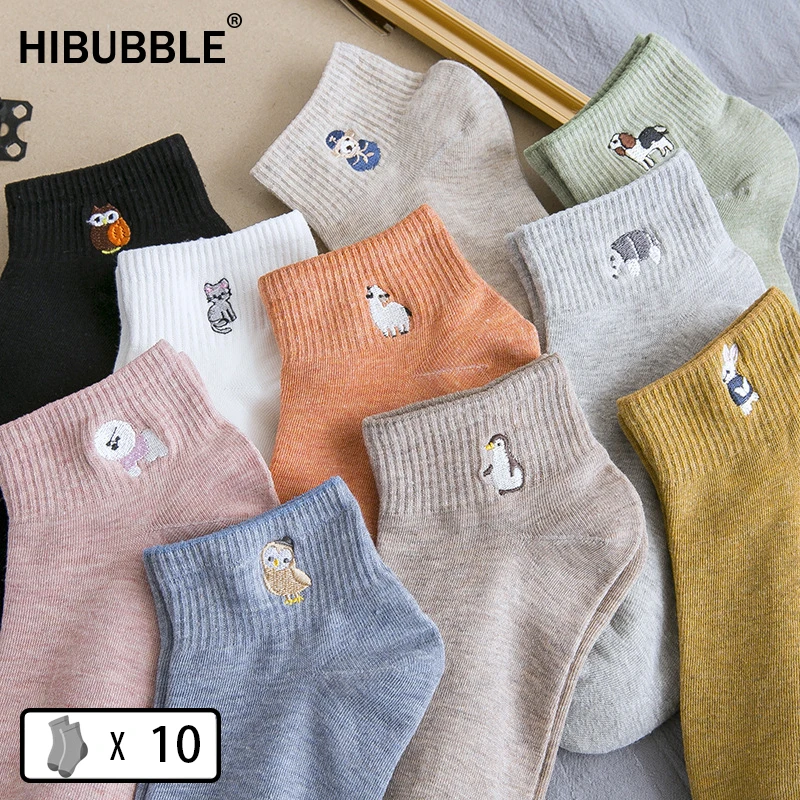 

Носки женские, тонкие хлопковые, в Корейском стиле, весна-осень