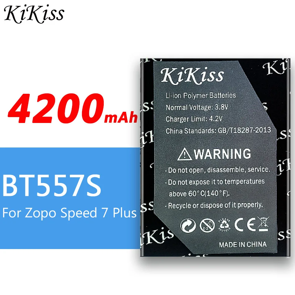 4200mAh BT557S Аккумулятор для смартфонов Zopo Speed 7 Plus мобильный телефон + код