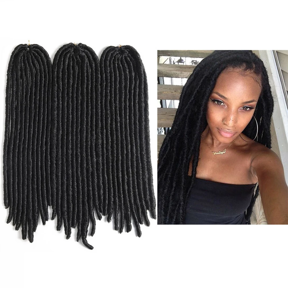 Каштановые цветные прямые косички из искусственного меха 20 дюймов X TRESS вязаные