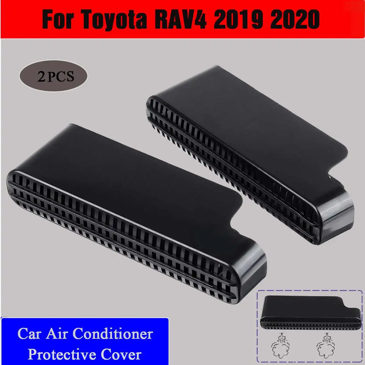 

Сетка для кондиционера, для Toyota RAV4, XA50, 2019, 2020, 2 шт.