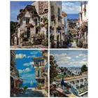 Картина по номерам HUACAN, набор для рисования на холсте, домашний декор, подарок