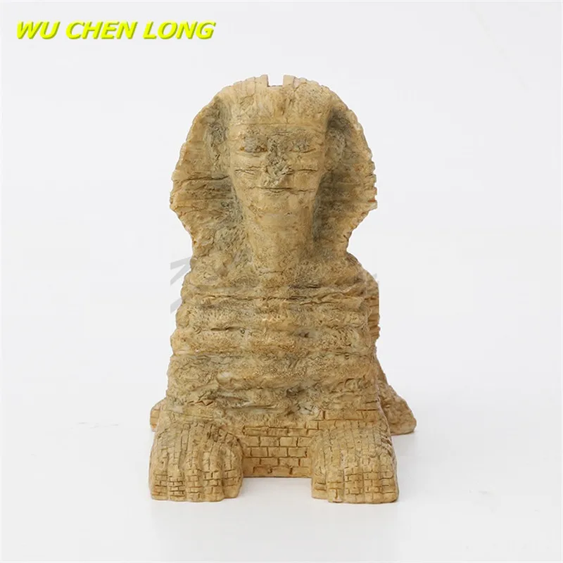 

WU CHEN LONG Ancient Egypt Sphinx Statue Abstract Cobra Lion Figure Art Sculpture Resin Craft Modern Home Decoration Gift R5468