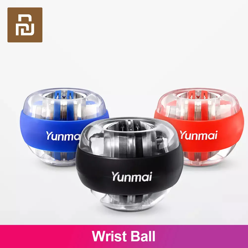 

New Sales Hot Youpin Yunmai Anti-stress Wrist Trainer LED Gyroball Essential Spinner Gyroscopic Forearm Exerciser Gyro Ball