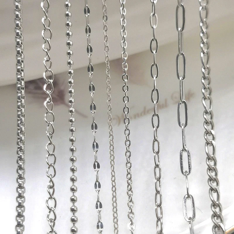 Ожерелье из нержавеющей стали для самостоятельного изготовления ювелирных