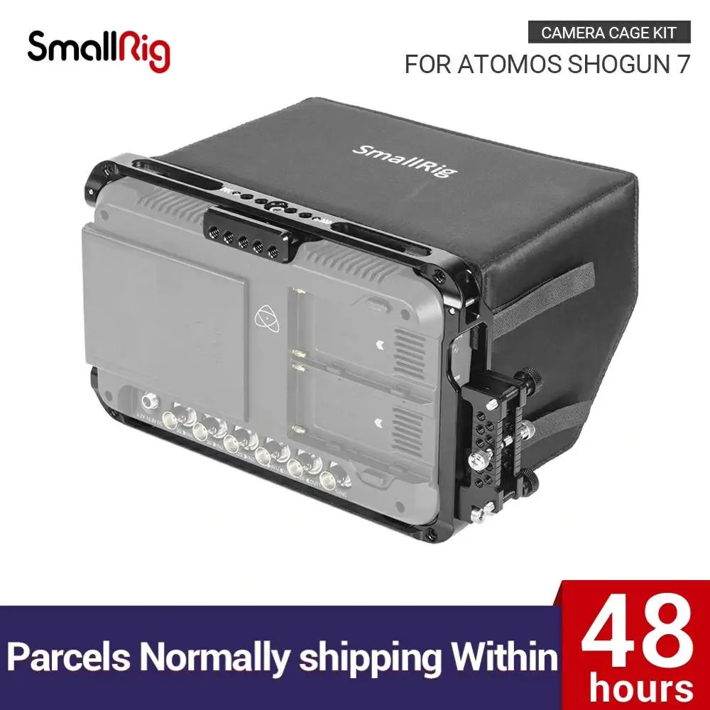 Клетка для экрана монитора SmallRig с солнцезащитным козырьком/зажимом кабеля HDMI Atomos