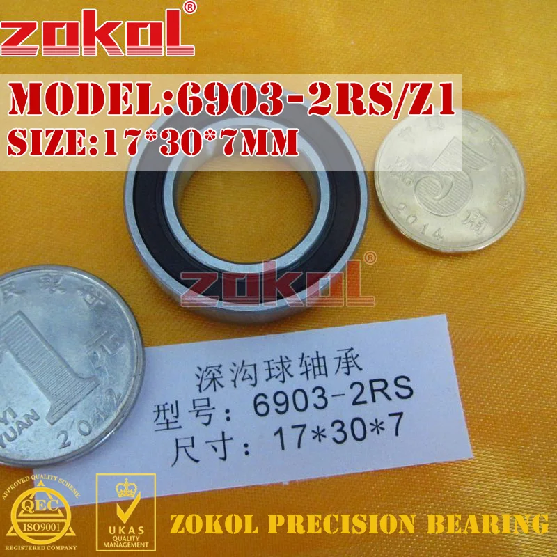 ZOKOL 6900 6901 6902 6903 6904 6905 ZZ Z RS 2RS RZ тонкостенный подшипник радиальные