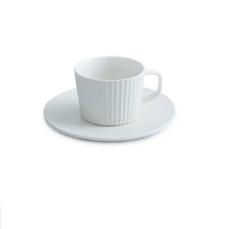 Nordic Retro Europe Style Procelain Coffee Set Tea Set Cup and Saucer Set 200ml Japanese Style Unique Design